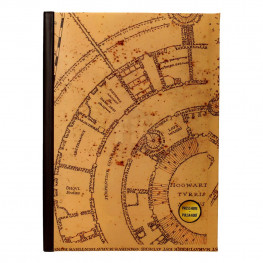 Harry Potter zápisník with Light Marauder's Map